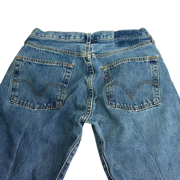 REFORMATION x LEVI's 501 Remade High Rise Button Fly Jeans Size 29 - Picture 3 of 11